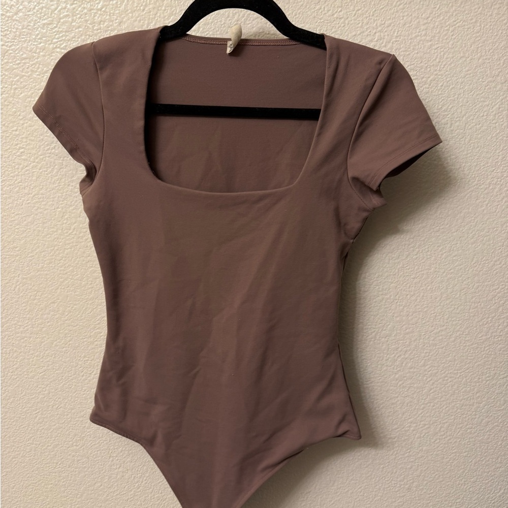 Free People Mauve Bodysuit